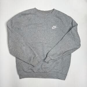 NIKE Boys Gray Sweatshirt Youth Large Excellent Condition